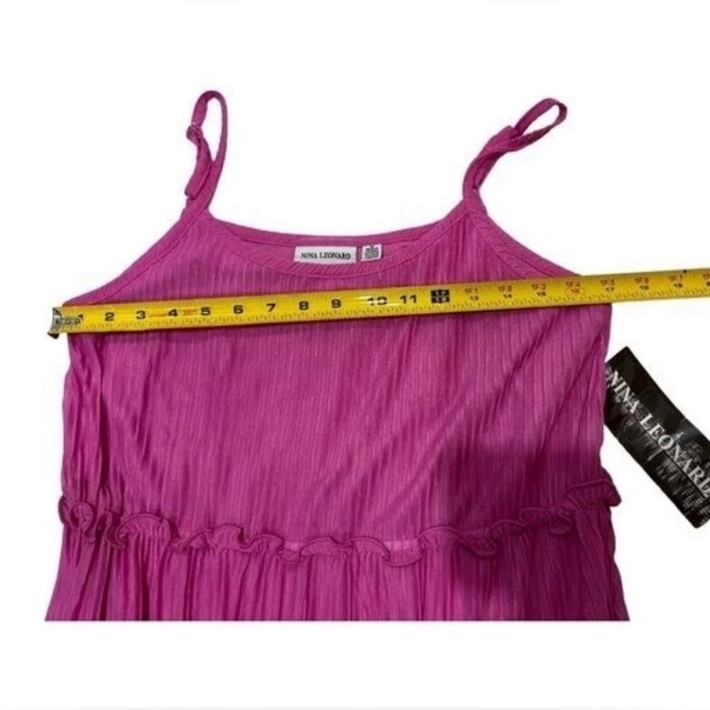 NINA LEONARD Women's Pink Dress MEDIUM - Picture 6 of 7